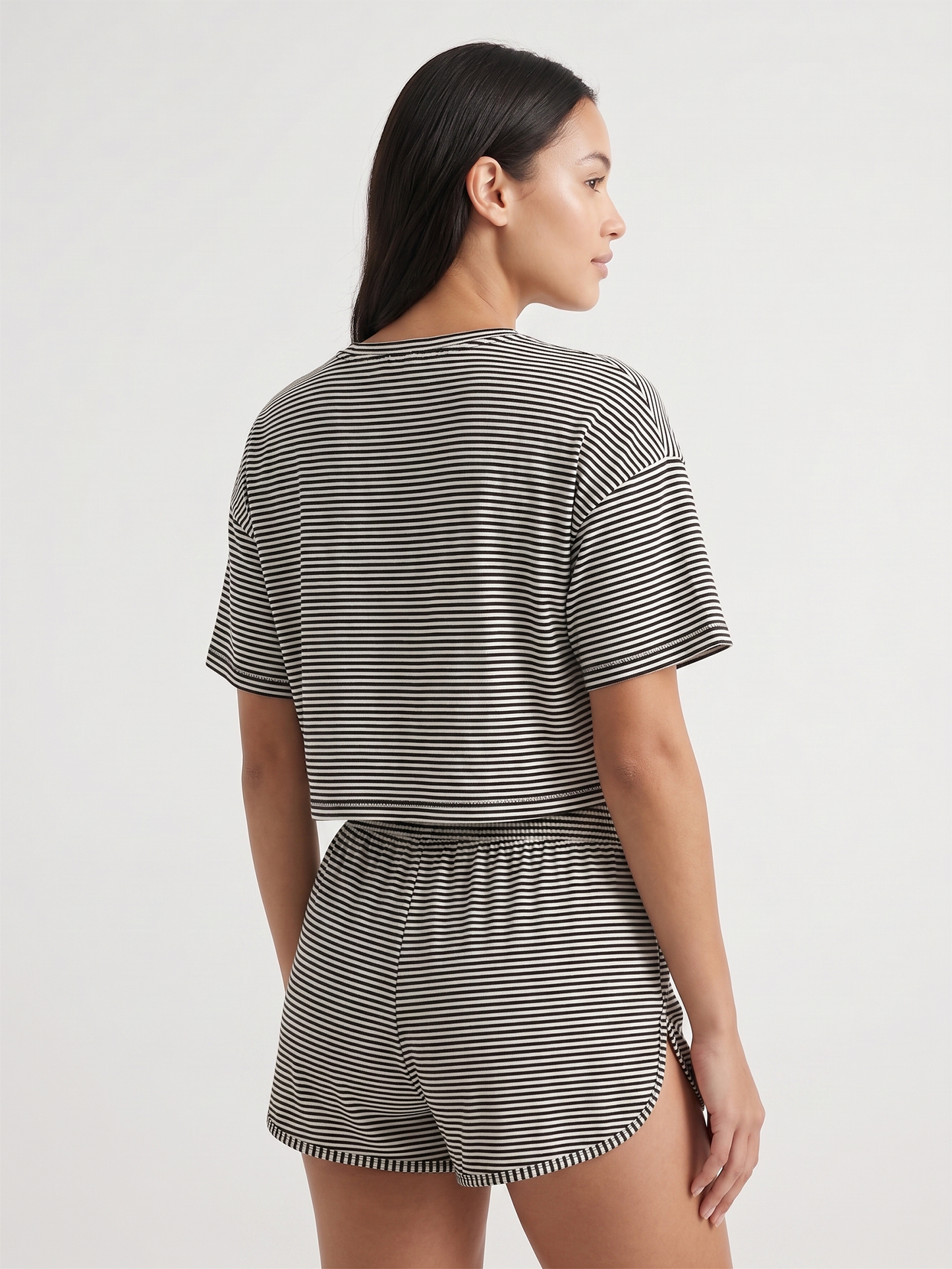 Pigiama Corto Soft Stripe
